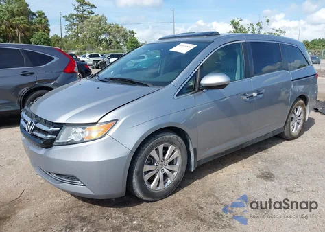 2016 Honda Odyssey Ex-L z USA, uszkodzony, nr VIN 5FNRL5H63GB020145